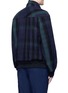 Back View - Click To Enlarge - SACAI - Check plaid flannel blouson jacket