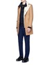 Figure View - Click To Enlarge - SACAI - Check plaid flannel blouson jacket