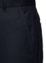 Detail View - Click To Enlarge - SACAI - Slim fit ribbed cuff wool pants