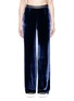 Main View - Click To Enlarge - T BY ALEXANDER WANG - Velvet wide leg pants
