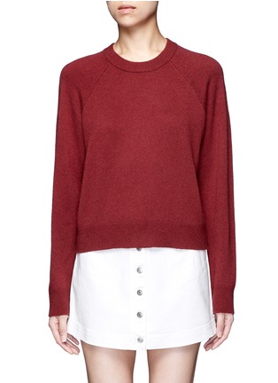 Main View - Click To Enlarge - T BY ALEXANDER WANG - Raglan sleeve wool-cashmere sweater