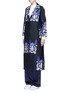 Front View - Click To Enlarge - HELEN LEE - 'Bad Bunny' jacquard long coat