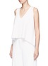 Front View - Click To Enlarge - HELEN LEE - Rib knit tank top
