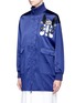 Front View - Click To Enlarge - HELEN LEE - Jade rabbit embroidered satin jacket
