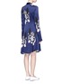 Back View - Click To Enlarge - HELEN LEE - 'Bad Bunny' print flared dress