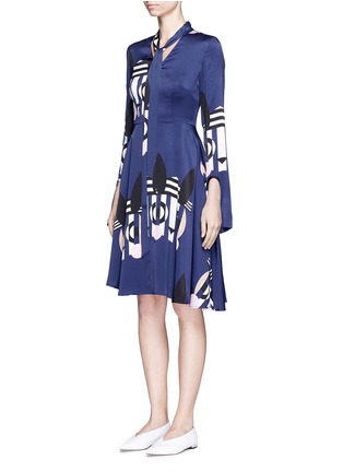Figure View - Click To Enlarge - HELEN LEE - 'Bad Bunny' print flared dress