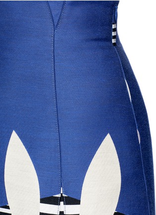 Detail View - Click To Enlarge - HELEN LEE - 'Bad Bunny' jacquard high waist skirt