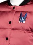 Detail View - Click To Enlarge - HELEN LEE - 'Bad Bunny' embroidered puffer bomber jacket