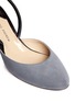 Detail View - Click To Enlarge - PAUL ANDREW - 'Celestine' leather slingback suede pumps