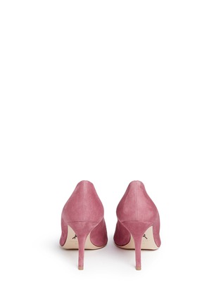 Back View - Click To Enlarge - PAUL ANDREW - 'Kimura' wavy topline suede pumps