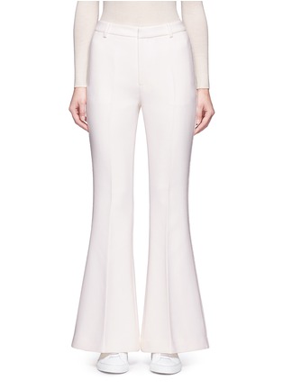 Main View - Click To Enlarge - COMME MOI - Wool blend flared pants