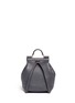 Back View - Click To Enlarge - - - 'Miss Sicily' mini grainy leather backpack