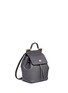 Front View - Click To Enlarge - - - 'Miss Sicily' mini grainy leather backpack