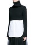 Front View - Click To Enlarge - VALENTINO GARAVANI - Cropped virgin wool-cashmere sweater