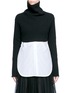 Main View - Click To Enlarge - VALENTINO GARAVANI - Cropped virgin wool-cashmere sweater
