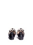 Back View - Click To Enlarge - KATE SPADE - 'Becca' jewelled bow T-strap leather flats