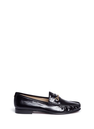 Main View - Click To Enlarge - SAM EDELMAN - 'Talia' metal link leather loafers