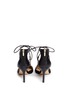 Back View - Click To Enlarge - SAM EDELMAN - 'Taylor' lace-up suede and leather pumps