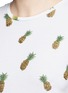 Detail View - Click To Enlarge - ALICE & OLIVIA - 'Robin' pineapple embellished T-shirt