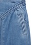 Detail View - Click To Enlarge - CHLOÉ - Frayed hem denim maxi skirt