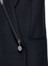 Detail View - Click To Enlarge - STELLA MCCARTNEY - Falabella chain wool blend melton overcoat