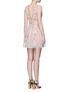 Back View - Click To Enlarge - VALENTINO GARAVANI - Sequin star plunge tulle dress
