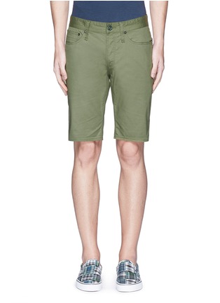 Main View - Click To Enlarge - DENHAM - 'Razor' cotton shorts
