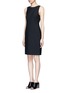 Front View - Click To Enlarge - THEORY - 'Betty' Italian wool sheath dress