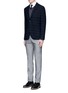 Figure View - Click To Enlarge - ARMANI COLLEZIONI - V-neck wool sweater
