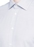 Detail View - Click To Enlarge - ARMANI COLLEZIONI - Slim fit check cotton shirt