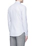 Back View - Click To Enlarge - ARMANI COLLEZIONI - Slim fit check cotton shirt