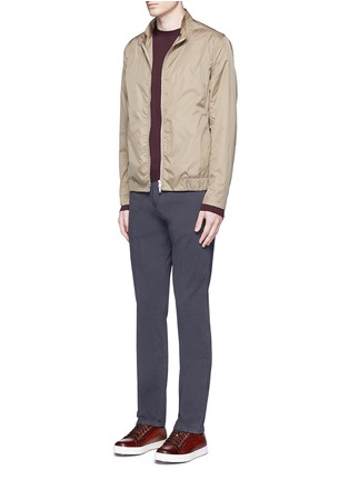 Figure View - Click To Enlarge - ARMANI COLLEZIONI - Regular fit cotton chinos