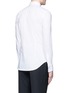 Back View - Click To Enlarge - ARMANI COLLEZIONI - Slim fit stretch poplin shirt