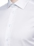 Detail View - Click To Enlarge - ARMANI COLLEZIONI - Contrast shoulder cotton shirt