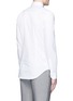 Back View - Click To Enlarge - ARMANI COLLEZIONI - Contrast shoulder cotton shirt