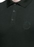 Detail View - Click To Enlarge - ARMANI COLLEZIONI - Slim fit long sleeve polo shirt