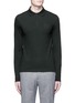 Main View - Click To Enlarge - ARMANI COLLEZIONI - Slim fit long sleeve polo shirt