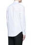 Back View - Click To Enlarge - ARMANI COLLEZIONI - 'Modern' stripe cotton shirt