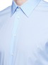 Detail View - Click To Enlarge - ARMANI COLLEZIONI - Slim fit stretch poplin shirt