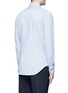 Back View - Click To Enlarge - ARMANI COLLEZIONI - Slim fit chain link cotton shirt