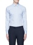 Main View - Click To Enlarge - ARMANI COLLEZIONI - Slim fit chain link cotton shirt