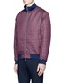 Detail View - Click To Enlarge - ARMANI COLLEZIONI - Reversible quilted blouson jacket