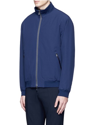 Front View - Click To Enlarge - ARMANI COLLEZIONI - Reversible quilted blouson jacket