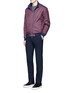 Figure View - Click To Enlarge - ARMANI COLLEZIONI - Reversible quilted blouson jacket