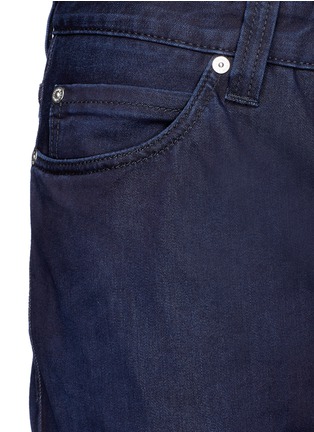 Detail View - Click To Enlarge - ARMANI COLLEZIONI - Cotton blend jeans