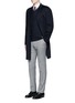 Figure View - Click To Enlarge - ARMANI COLLEZIONI - Pinstripe cashmere sweater