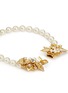 Detail View - Click To Enlarge - MIRIAM HASKELL - Swarovski crystal leaf filigree glass pearl bracelet
