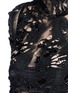 Detail View - Click To Enlarge - JINNNN - Made-to-Order<br/><br/>'Black Widow' vintage French lace gown