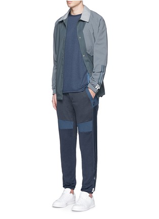 Figure View - Click To Enlarge - ADIDAS BY WHITE MOUNTAINEERING - Patchwork bench jacket