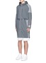 Front View - Click To Enlarge - ADIDAS BY WHITE MOUNTAINEERING - Long patchwork coat